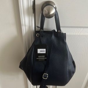 Navy Blue Anna Luchini crossbody bag. Brand new with tag.